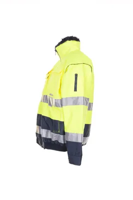 Produktbild von Planam Warnschutz Comfortjacke 2047 Gr. 5XL gelb/marine