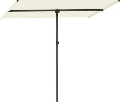 Immagine prodotto di Outsunny Ombrellone da giardino girevole a 180 gradi Ombrellone da giardino regolabile in altezza Ombrellone da mercato
