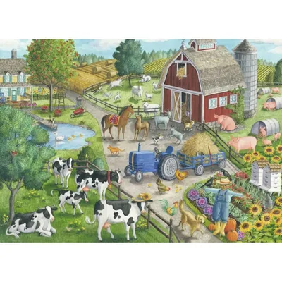 Immagine prodotto di RAVENSBURGER Puzzle Zu Hause auf dem Bauernhof 60 Teile