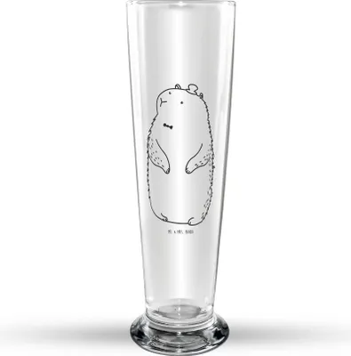 Produktbild von Mr. & Mrs. Panda Bier Glas Murmeltier - Transparent - Geschenk, Freundlichkeit, Bierbecher, Glasbierglas, Bierglas, Glasbecher, Trinkglas, Respekt, Knigge, Anstand
