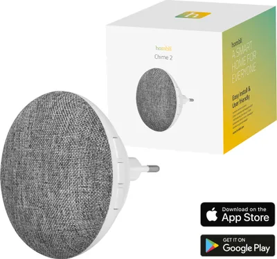 Produktbild von Hombli Doorbell Chime 2 - Wireless - Türklingel - 21 Melodien - Kompatibel mit Hombli Smart Doorbell - Türklingel-Empfänger