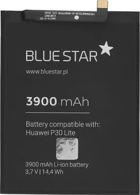 Produktbild von Blue Star, Ersatz-Akku (3900mAh, Li-Ion) für Huawei P30 Lite / Mate 10 Lite, Schwarz