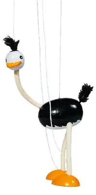 Produktbild von Goki SO104 Strauß, Marionette