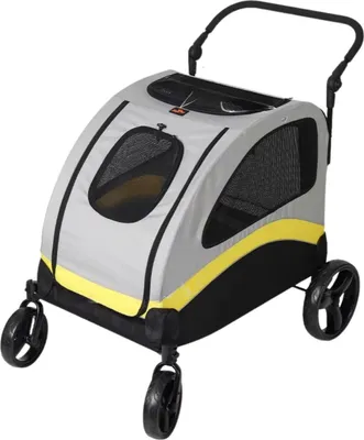 Immagine prodotto di Passeggino Royal - Per 2 cani - Pieghevole - Per cani di piccola taglia - Fino a 30 kg - All Terrain