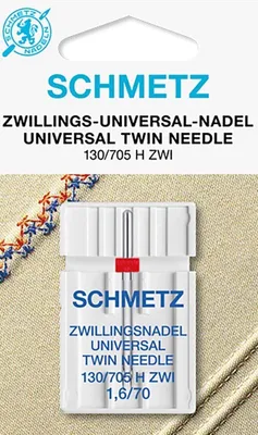 Produktbild von Schmetz 130/705 H ZWI 1,6 SBS 70 Nadel für Nähmaschine