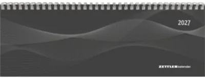 Produktbild von Tisch-Querkalender Profi schwarz 2027