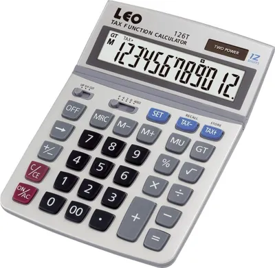 Obrázek produktu pro LEO® LEO 126T Solární stolní kalkulačka 126T