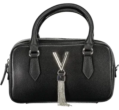 Immagine prodotto di Elegante borsa da donna nera, con manici e tracolla removibile