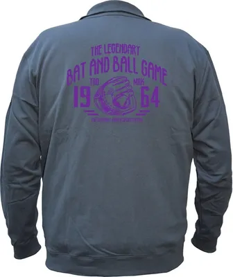 Zdjęcie produktu dla Kurtka treningowa w dużych rozmiarach Legandary Ball Game AHORN SPORTSWEAR, kolor Iron Grey, rozmiar 8XL