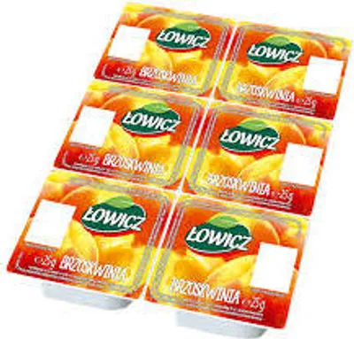 Produktbild von Pfirsichkonfitüre Monoporation 6 x 25g - Łowicz