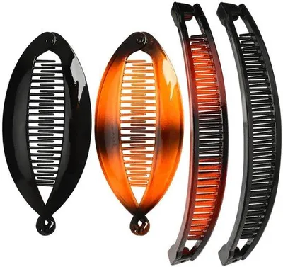 Imagen del producto de Juego de 6 pinzas para el cabello, ideales para cabello grueso