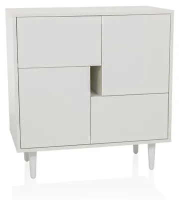 Produktbild von hjh LIVING Kommode mit 2 Schubladen LYKKJA Sideboard Schrank 77.0 x 72.0 x 39.5 cm