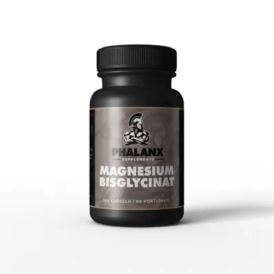 Produktbild von Magnesium Bisglycinat I 120 Kapseln I 500mg Magnesium Bisglycinat / 60mg Magnesium pro Kapsel