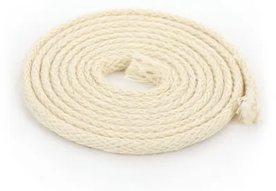 Fackellont 3mm, 1m Baumwoll-Docht für Gartenfackeln
