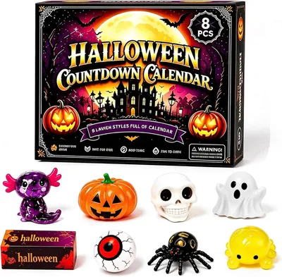 Zdjęcie produktu dla Zestaw "Antystresowy Halloween" - zestaw 8 sztuk