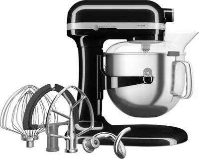 Zdjęcie produktu dla KitchenAid 5KSM70SHXEOB, Mikser stojący, Czarny, Bić, Ugniatać, Miksowanie, 1,1 m, 6,6 l, Dźwignia