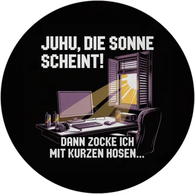 Produktbild von Zocker Magnet - die Sonne scheint! Dann zocke ich mit kurzen Hosen…