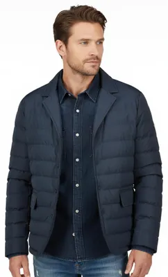 Productafbeelding van Geographical Norway WZ7952H/GN-Navy: Herenjas in donkerblauw