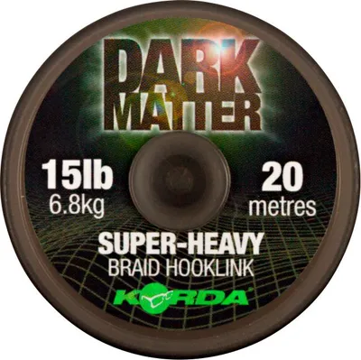 Produktbild von Korda Dark Matter Braid 20m - Vorfachschnur, Tragkraft:15lbs/6.8kg