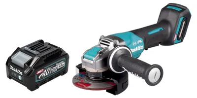 Image de Makita GA 047 GM1 Meuleuse d'angle sans fil 40 V max. 125 mm X-LOCK Brushless + 1x batterie 4,0 Ah - sans chargeur