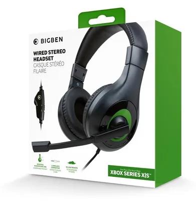 Produktbild von BIG BEN XBXHEADSETV1, Kabelgebunden, Gaming, Kopfhörer, Schwarz