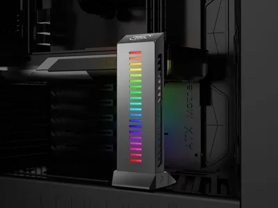Obrázek produktu pro DeepCool GH-01 A-RGB, Full Tower, Držák grafické karty, Černá, Vícebarevný, 5 V, 1,2 W