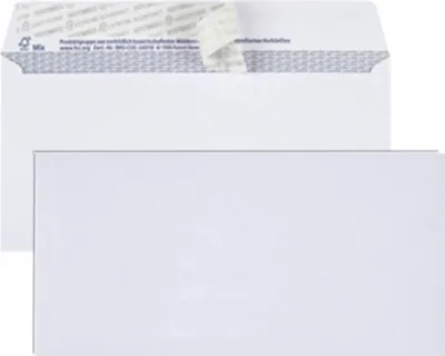 Image de BONG 08905026 Enveloppes TopSTAR DIN long sans fenêtre 250 pcs.