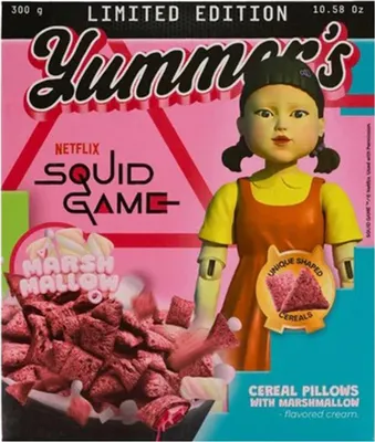 Obrázok produktu pre Yummer's Squid Games Marshmallow Cornflakes 300g
