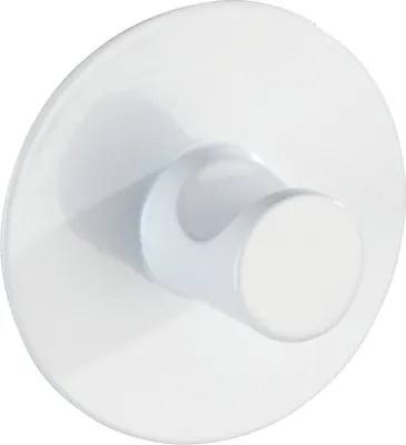Produktbild von Wandhaken Savona Weiß Edelstahl