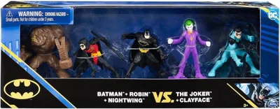 Obrázok produktu pre DC Batman 5-pack Batman Robin Nightwing vs Joker Clayface