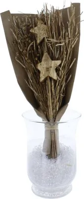 Produktbild von Weihnachtsbouquet Stern gold - ca. 30 cm