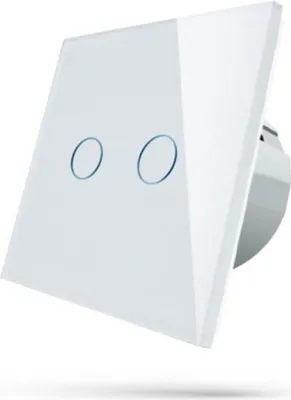 Produktbild von Spectrum Smart LED 2- Zonen Glas Lichtschalter UP Wandandschalter Smart Home Google Assistant Alexa Tuya Wi-Fi
