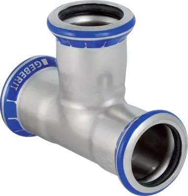 Produktbild von Geberit 31004 Mapress Edelstahl T-Stück egal