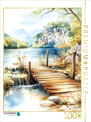 Produktbild von CALVENDO Puzzle Nationalparks Plitvicer Seen | 1000 Teile Lege-Größe 64x48cm Foto-Puzzle für glückliche Stunden