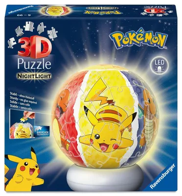 Produktbild von Puzzle-Ball Nachtlicht Pokémon Ravensburger 12008053