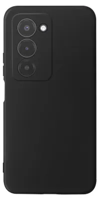 Zdjęcie produktu dla Avizar, etui do Redmi 15 5G wykonane z miękkiego silikonu z ochroną aparatu, czarne