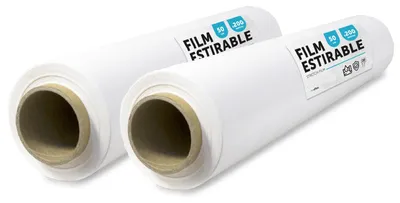 Produktbild von Weiße Verpackungsfolie, Kunststoff, weiß, für Verpackung von Umzugskartons, zum