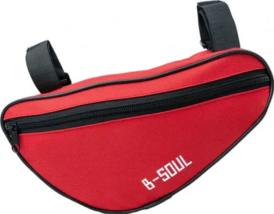 Produktbild von Fahrrad Tasche wasserfest Dreiecktasche Rahmentasche Triangeltasche Rot