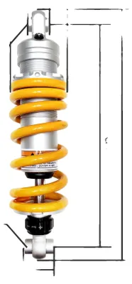 Obrázek produktu pro Zadní tlumič, nastavitelné předepětí, odolná hliníková slitina, 305 mm, 12 palců, 1 kus