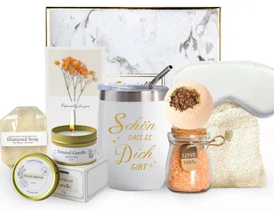 Obrázek produktu pro Dárková sada pro ženy: wellness a relaxace | narozeniny, Vánoce, Den matek | bílá