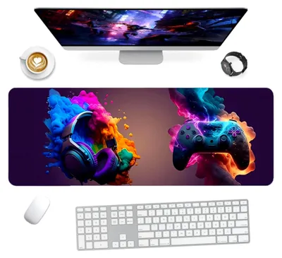Produktbild von Schreibtischunterlage 80x30cm, Gaming Mauspad für Büro und Gaming