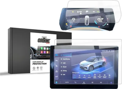 Produktbild von Keramische GrizzGlass CarDisplay Schutz BAIC BEIJING 5 (2023-2025) [2in1]