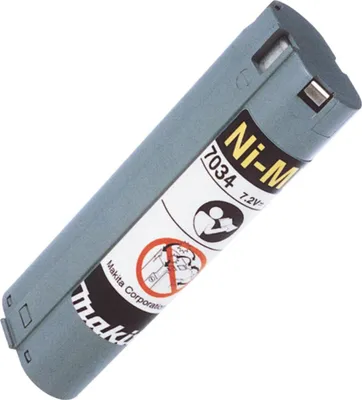 Image de Makita Batterie 7034, Ni-MH, 7,2 V, 2,5 Ah Ni-MH - 7,2 V - 2,5 Ah - 7034