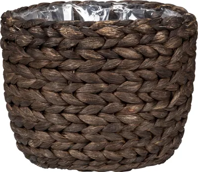 Produktbild von Scheurich Natural, Korb-Pflanzer, Freistehend, Seegras, Braun, Rund, Drinnen