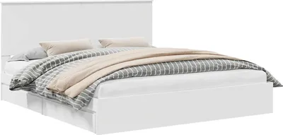 Zdjęcie produktu dla Łóżko z miejscem do przechowywania Biały 180 x 200 cm