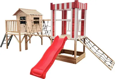 Produktbild von HOME DELUXE - Spielpark inkl. Rutsche WUNDERLAND - 555 x 340 cm | Ausstattung inkl. Rutsche
