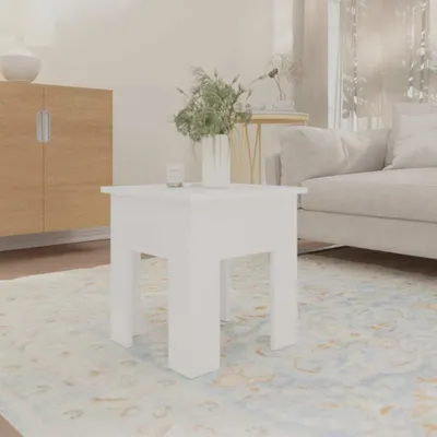 Produktbild von "im Sonderangebot"Couchtisch - CLORIS - Wohnzimmertisch - Robust und langlebig - Weiß 40x40x42 cm Holzwerkstoff - DEMöbel3050749