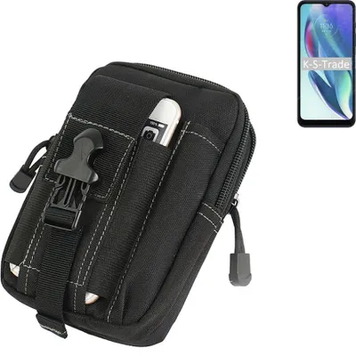 Produktbild von K-S-Trade Gürtel Tasche kompatibel mit Motorola Moto G50 5G Gürteltasche Holster Schutz Hülle Handy Hülle Smartphone outdoor Handy-Hülle schwarz