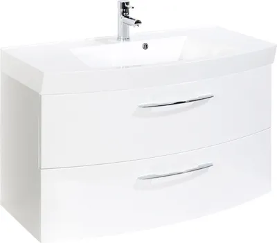 Produktbild von Waschtisch Waschbecken Schrank Unterschrank Waschplatz Bad Möbel "Graphit II"