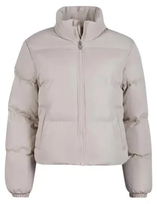 Imagen del producto de Chaqueta acolchada corta de invierno para mujer, Urban Classics, color arena, talla 4XL